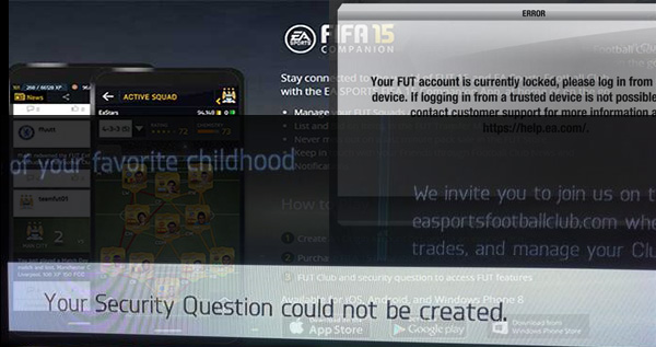 FIFA 23 WEB APP ERROR (EA ACCOUNT DOESN'T HAVE A FUT 23 CLUB) 