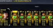 Search In Form player version FUT15