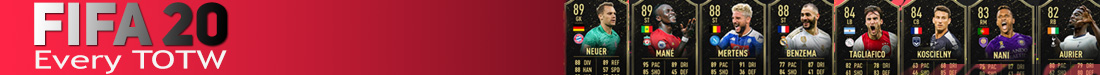 Every TOTW FIFA 20