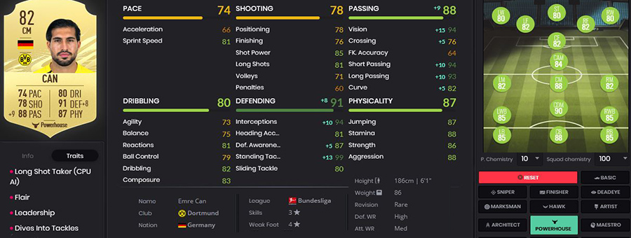 Can fifa 21 cdm powerhouse