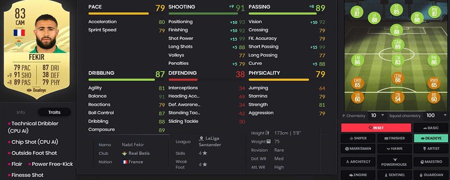 fekir fifa 21 deadeye