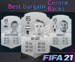 best bargain centre backs fifa21