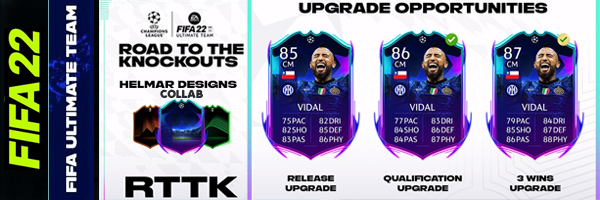 FIFA 22 Road to the Knockouts: player cards and how to upgrade