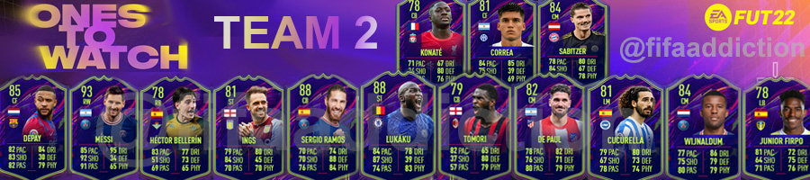 fifa 22 ones to watch team 2
