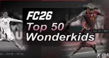 FC 26 Wonderkids top 50 highest potential players